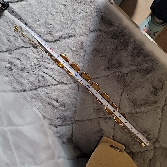 KATE SPADE New York RARE huge GOLDEN CITRINE baubles NECKLACE - Picture 10 of 11